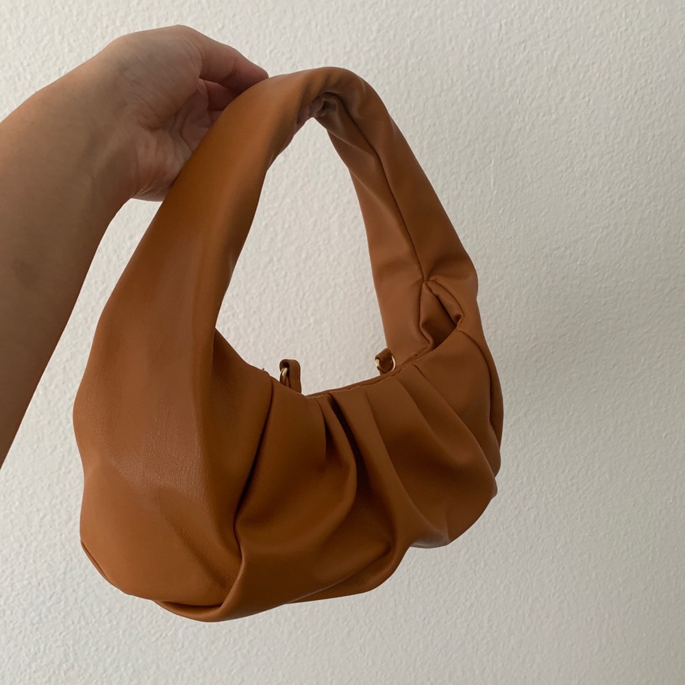 Tan Scrunch bag